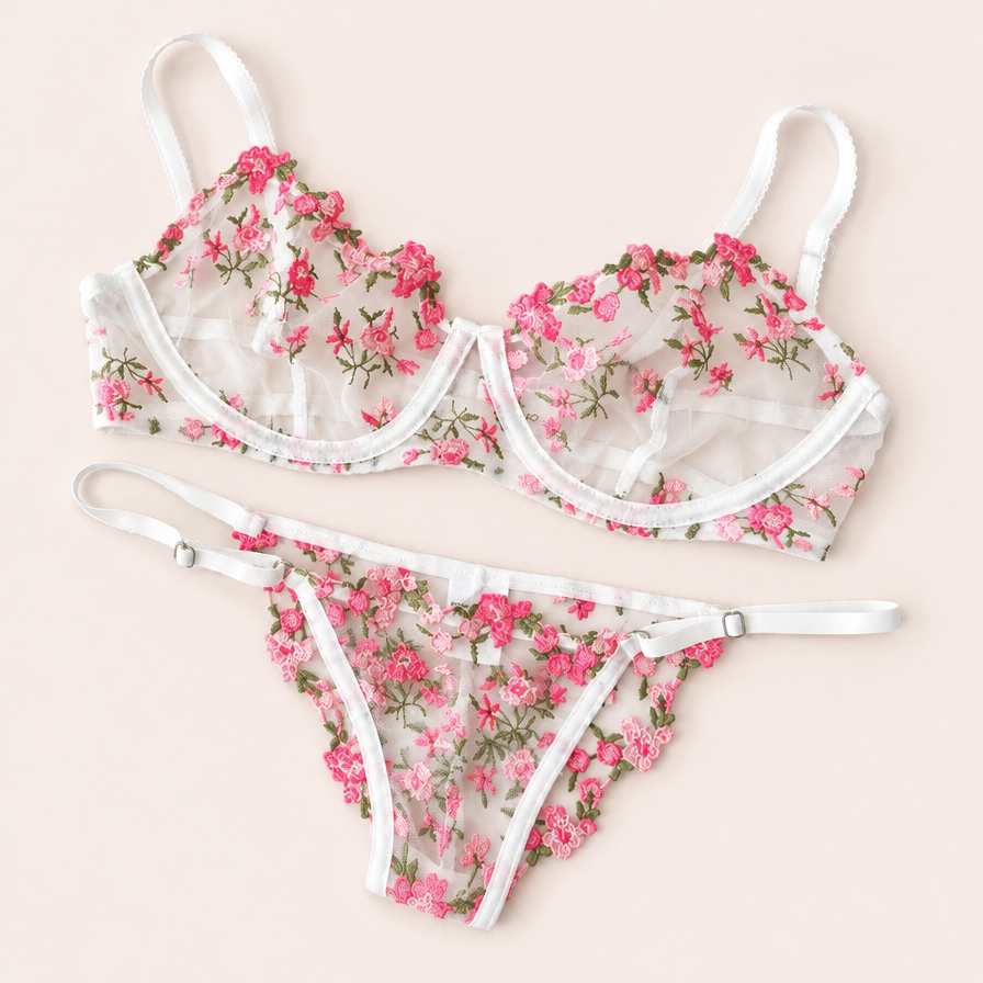 Pure White/Pink